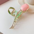thumbnail image 2 of dianhelloya Flower Hair Claw Clip Non Slip Strong Hold Women Girls Long Thick Thin Curly Hair Clamp, 2 of 7