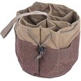 thumbnail image 1 of Bolsa De Almacenamiento De Herramientas Multifunción, Bolsa De Herramientas De Cubo Con Múltiples Bolsillos Y Cordón Lateral, Mango De Nailon (caqui), 1 of 5