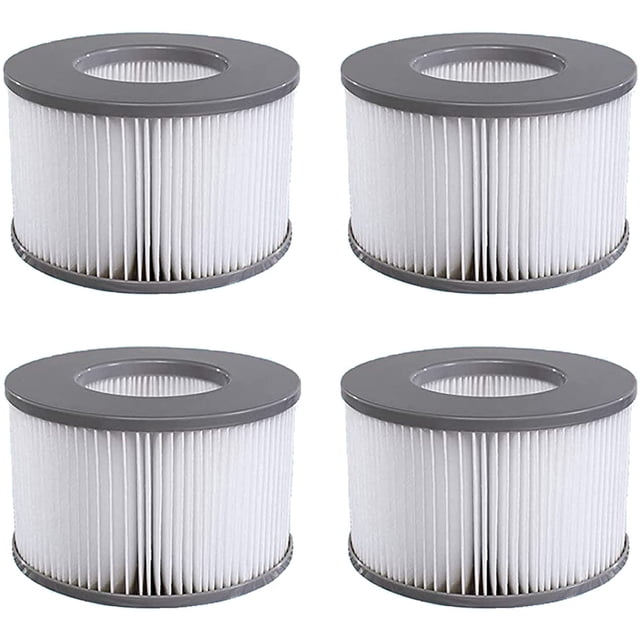 Replacement Filter For Mspa Hot Tub Replacement Filter Cartridge Water Filter Filter For Hot Tub Hot Submarine And Spa Inflatable Pool Water Filter Model From 2020 (4Pcs)