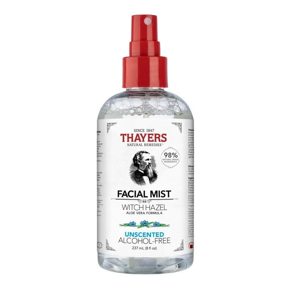 Thayers Unscented Witch Hazel Facial Mist, Alcohol-Free Facial Mist