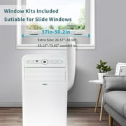 Uhome 12,000 BTU ASHRAE(7800BTU SACC) 400 Sq Ft Portable Air Conditioner/Heater, White