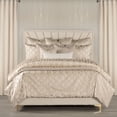 thumbnail image 3 of Siscovers The Great Gatsby Full Swing Textured Duvet & Insert Set Silver Queen 6 Piece, 3 of 5