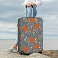 thumbnail image 4 of Wukai Floral Squirrel Elastic Luggage Cover: Personalized Protection for Your Suitcase - Fits 19~29-inch, Washable & Durable Travel Companion-Small, 4 of 8