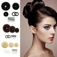 thumbnail image 4 of tamizeot Kit de Chignon Accessoires de Coiffure Haute Élasticité Fournitures Anniversaire Marron, 4 of 6