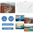 thumbnail image 3 of 48 Pack Blank Cards and Envelopes, National Parks Blank Greeting Cards, Blank Cards for All Occasion, 3 of 7