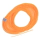 thumbnail image 4 of Línea de pesca flotante de nailon con mosca, accesorio para aparejos de pesca con contrapeso de bucle soldado, color naranja, 4 of 5
