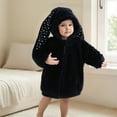 thumbnail image 2 of Little Kids Jacket With Bunny Long Ears Winter Warm Cozy Outerwear Boys Outerwear, 2 of 9