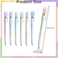 thumbnail image 3 of Gradient Color Drifting Bottle 0.5mm Neutral Retractable Pen, Rotating Ballpoint Smooth Writing Black Ink Pen, Fast Drying Office Stationery, Style C (Multicolor, 15*1), 3 of 5
