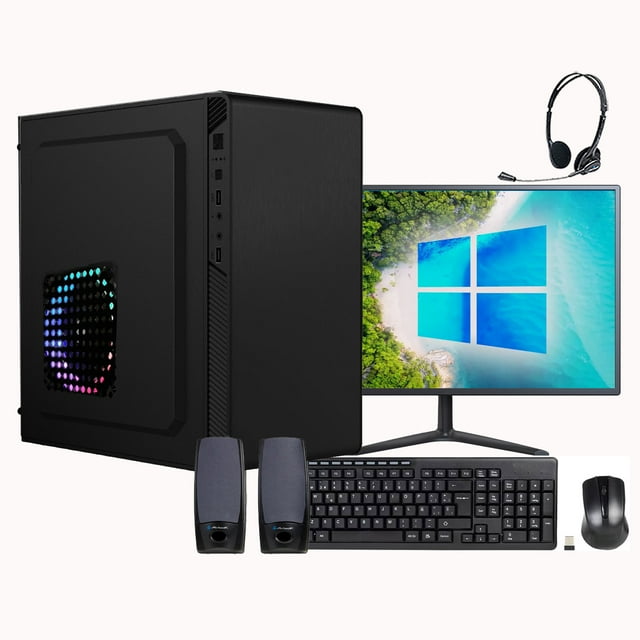 Computadora PC Intel Dual core 8GB RAM 960GB SSD monitor 21.5' FULL HD