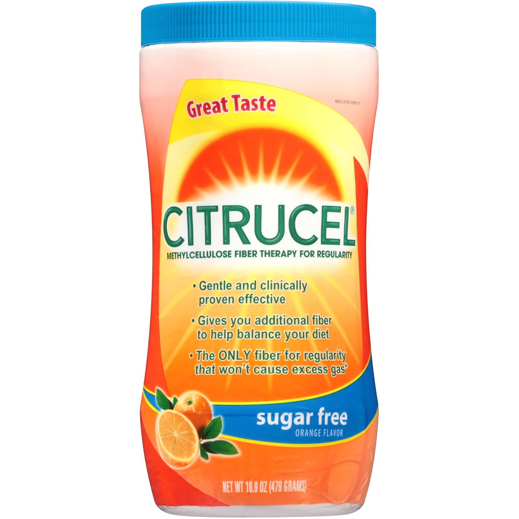 Citrucel Sugar Free Fiber Therapy Powder, Orange, 16.9 OZ ... Citrucel Sugar Free Fiber Therapy Powder, Orange, 16.9 OZ ...