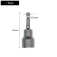 thumbnail image 4 of Hex Socket Sleeve Nozzles Wind Batch Sleeve Magnetic Nut Driver Drill Bit Socket Wrench Extension Sleeve Repairing Tool 17Mm Fangkenuo, 4 of 9