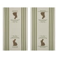 thumbnail image 3 of VHC Brands Bunny Hop Cottontail Candy Co Tea Towel Set of 2 16x28, Spring Decorative Dish or Hand Towels, Perfect for Kitchen or Bathroom, Spring and Easter Decor, 3 of 4