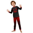 thumbnail image 2 of Racifhz Matching Family Halloween Pajamas Set Comfortable Loungewear Long Sleeve and Pants Sleepwear Festive Holiday Printed Nightwear Cozy Autumn Fall Gifts for Family Party, 2 of 4