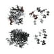 thumbnail image 1 of 88 pcs / set Miniatura Juguete de Color Pta Negro Medievales Figuras con Caballos Sunnimix Juguete de soldado de simulación, 1 of 8