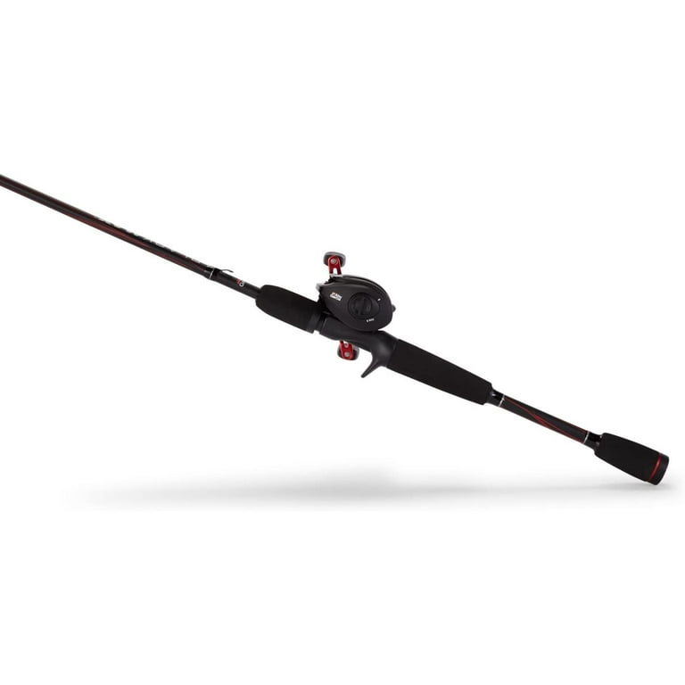 Abu Garcia BMAX3 661M Black Max BaitCast Combo Low Profile Reel