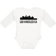thumbnail image 3 of Inktastic Los Angeles California City Skyline Boys or Girls Long Sleeve Baby Bodysuit, 3 of 5