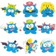 thumbnail image 1 of Kids Diamond Painting Set, 5D DIY Diamond Painting Stickers,Suitable for Boys and Girls,Ages 4-8, 6-12 Years Old Girls Gift(EC-Blue Monster 9 Pieces), 1 of 4
