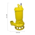 thumbnail image 4 of Bomba Sumergible Para Agua Sucia SHIMGE 2418, 4 of 5