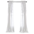 thumbnail image 2 of Lush Decor Avery Window Curtain White Set 54x84, 2 of 6