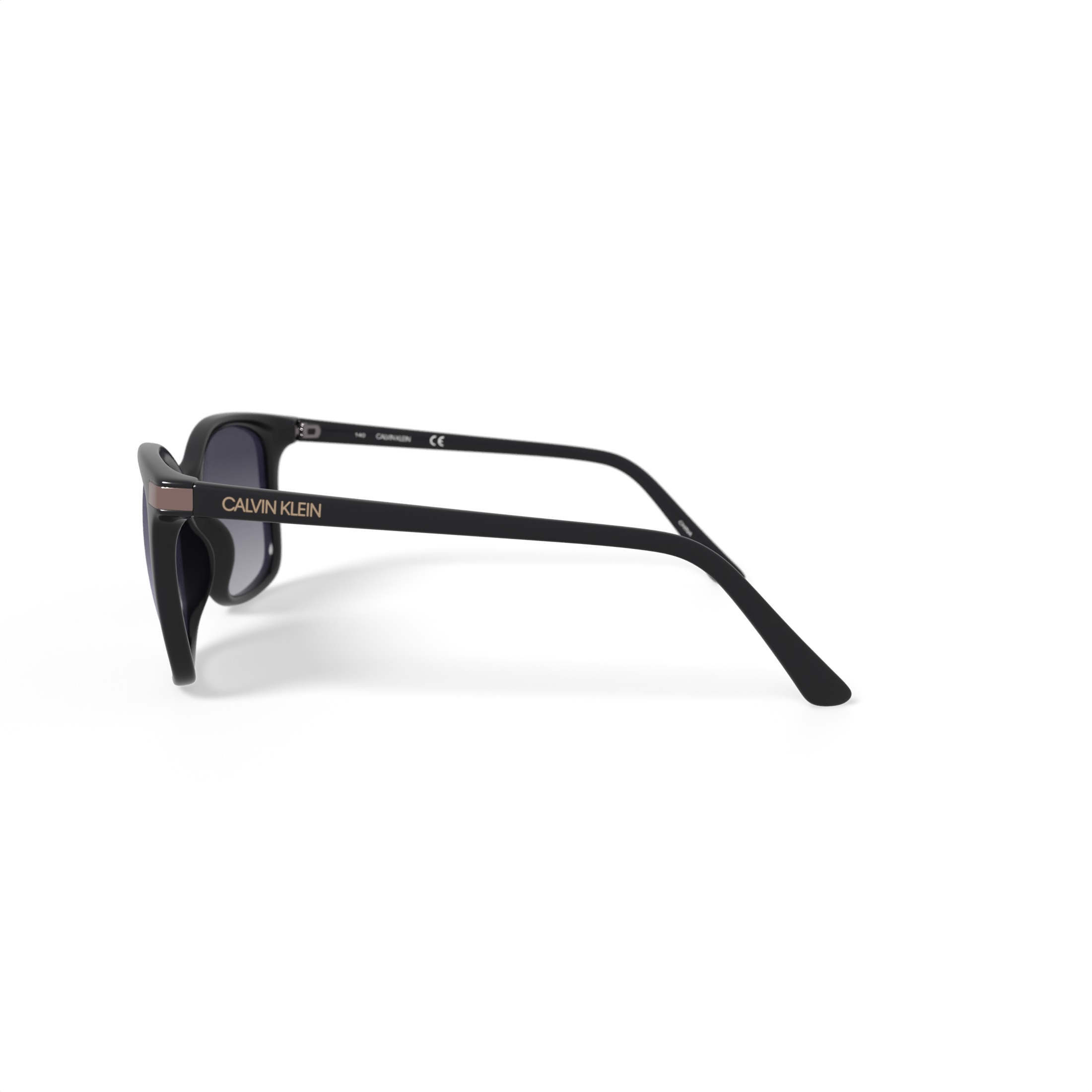 Calvin Klein Women’s Rx'able Fashion Sunglasses, CK19527SG, Black, 54-19-140, with Case