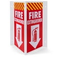 thumbnail image 2 of 3D Fire Extinguisher Sign 3pk - Plastic Pre-Drilled Safety Angle Wall Panel, 2 of 6