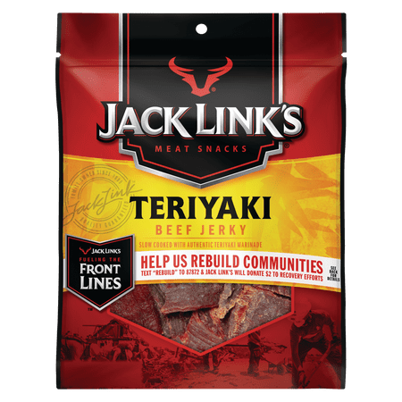 Jack Link's Beef Jerky, Protein Snack, Teriyaki, 3.25oz
