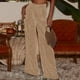 thumbnail image 4 of Pantalones Casuales para Mujer,Pantalones Anchos para Mujer Pantalones Casuales con Bolsillos Pantalones Anchos para Mujer Diseño de última generación, 4 of 6
