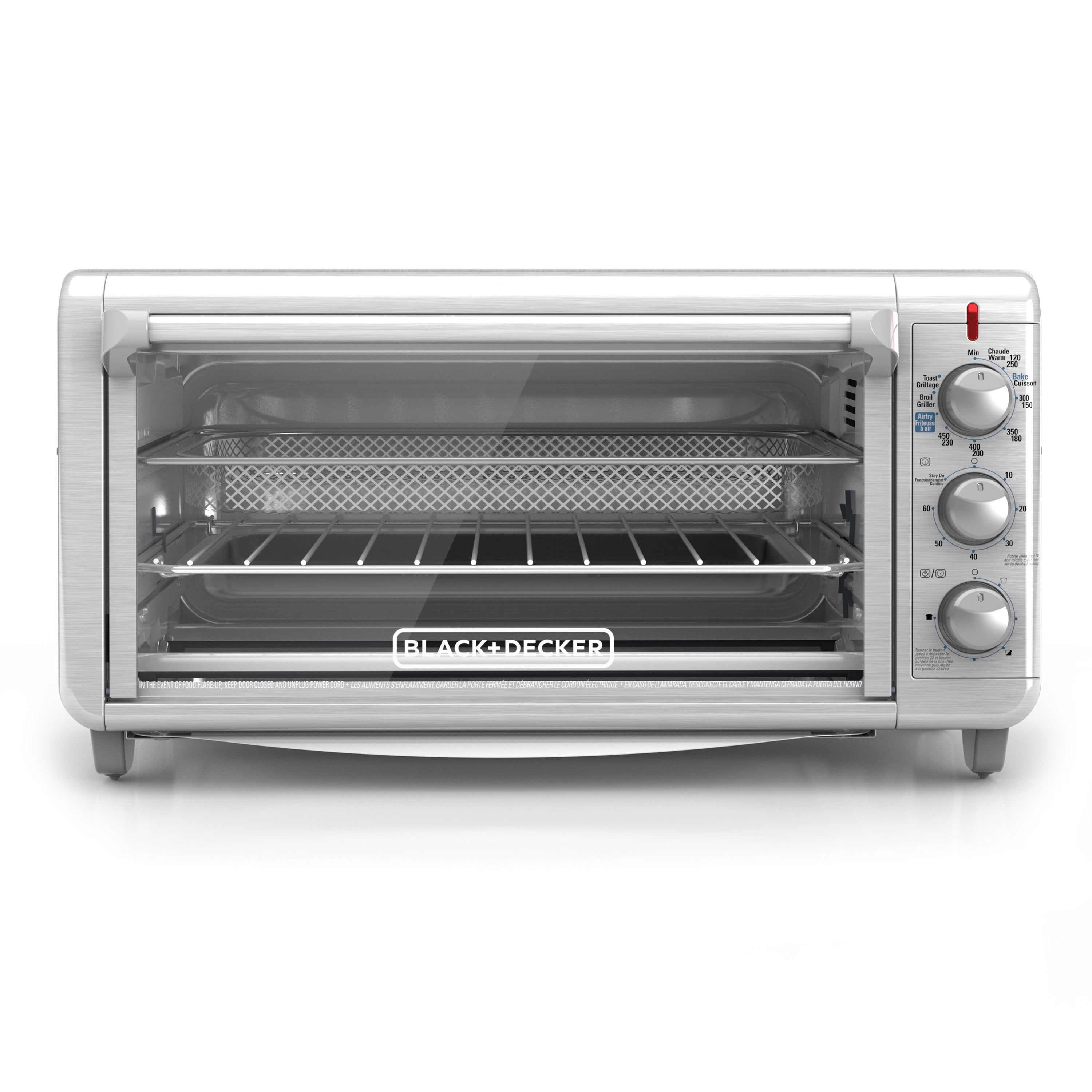 Spectrum TO3265XSSD Extra Wide Crisp N Bake Air Fry Toaster Oven Silver 