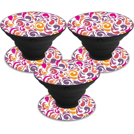 Skin Decal Wrap for PopSockets (3 Pack) sticker Swirly Girly - 0