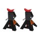 thumbnail image 2 of 2PCS Metal 3 Ton Simulated Jack Height Adjustable Repair Bracket Scene Tool Lifting Jack for 1/10 T, 2 of 5