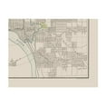 thumbnail image 2 of Historic City Map - Sioux City Iowa - Cram 1892 - Vintage Wall Art, 2 of 4