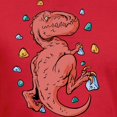 thumbnail image 3 of CafePress - Trex Indoor Rock Climbing T Shirt - Men's Fitted T-Shirt, 3 of 4