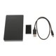 thumbnail image 2 of 2.5" Mini USB2.0 Aluminum HDD External Enclosure Case Black Soledad Caja de disco duro, 2 of 8