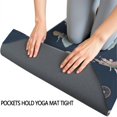 thumbnail image 3 of Dark Blue Princess Unicorn Pattern Hot Yoga Mat Towel Non Slip for Hot Yoga - Quick-Drying Yoga Mat Cover with 4 Corner Pockets with Travel Bag - Hot Yoga Towel Non Slip 70"x26", 3 of 6