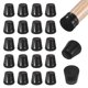 thumbnail image 1 of Uxcell 24-Pack Protectores de Piso para Patas de Silla, Copas de Silicona de 0.59-0.7 Pulgadas, Almohadillas de Muebles de Fieltro, Cubiertas de Patas de Silla [Negro], 1 of 1