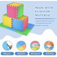 thumbnail image 3 of 60 Pcs Kids Foam Puzzle Floor Mat Bulk Solid Color Foam Play Mat with Borders Interlocking Multi Use Floor Rug for Baby Toddler Children 12 Inch (Green, Blue, Yellow, Red), 3 of 12