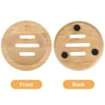 thumbnail image 3 of Raindrops  2 Pcs Soap Holder Bamboo Box Dish for Shower Stall Saver Travel, 3 of 8