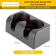 thumbnail image 2 of Car Cup Holder, Automotive Cup Holders, 89039574 Bench Seat Cup Holder Dual Cupholder Insert Drink Storage Fit for Colorado 2004‑2012, 2 of 4