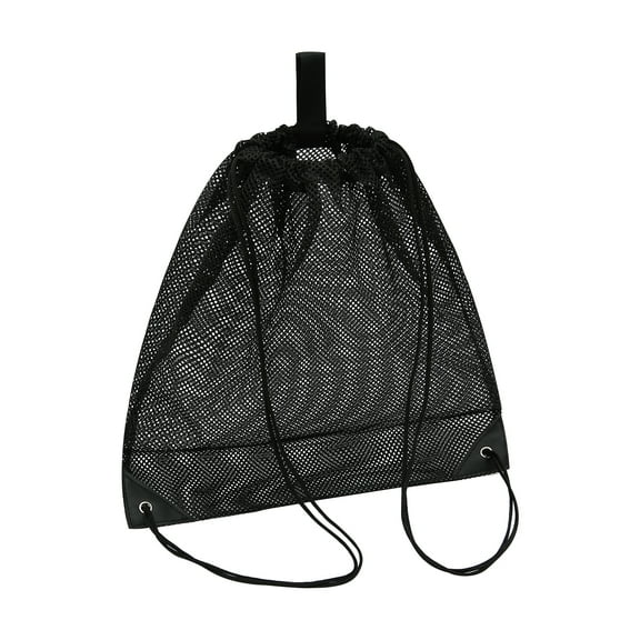 Basketball Net Bag Soccer Football Mesh Storage Holder Drawstring Carry Bag Single for Carrier Mesh