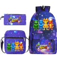 thumbnail image 1 of Stumble Guys 3 Pcs Sac à Dos Scolaire, 1 of 1