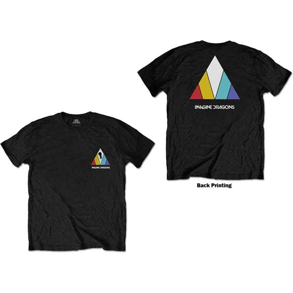 Imagine Dragons Unisex T-Shirt Evolve Logo (Back Print)