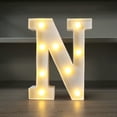 thumbnail image 3 of LED Alphabet Letter Lights for Parties, KT Board Digital Scene Decoration Props, Illuminated Decorative Letters for Birthdays, Weddings, and Kids’ Rooms, Customizable Names and Words, 3 of 6