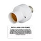 thumbnail image 4 of Motion Sensor Light Socket Adapter | E27 LED CFL Incandescent Bulb Compatible | Human Body Sensing | Auto Off 17 Seconds | 100-265V ABS | 9x6cm | Energy Saving | 200W Max | Indoor Outdoor Fixture, 4 of 9