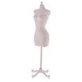 thumbnail image 4 of Soporte de exhibición de 4 piezas Vestido de ropa Modelo de maniquí Soporte Zulema Soporte de exhibición de muñecas, 4 of 8