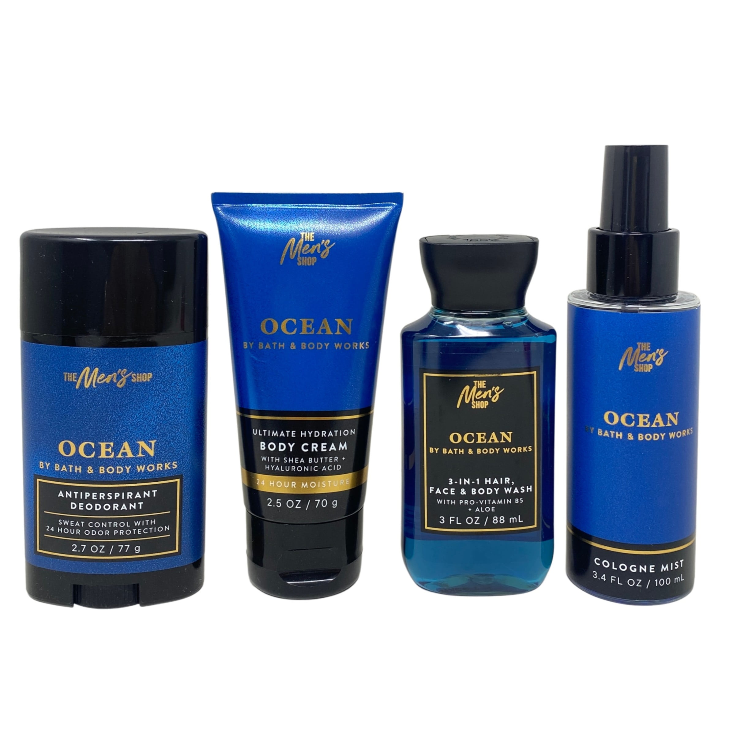 Bath & Body Works Ocean Mini Gift Set - Body Cream, Body Wash