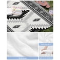 thumbnail image 6 of Black Beige Boho Beach Towels Oversized Super Absorbent, Vintage Ethnic Tribal Southwestern Lightweight Bath Towel Quick Dry Sets For Bathroom/Pool/Rv Camping/Beach Play/Gym Room/Picnic 30"x60", 6 of 8