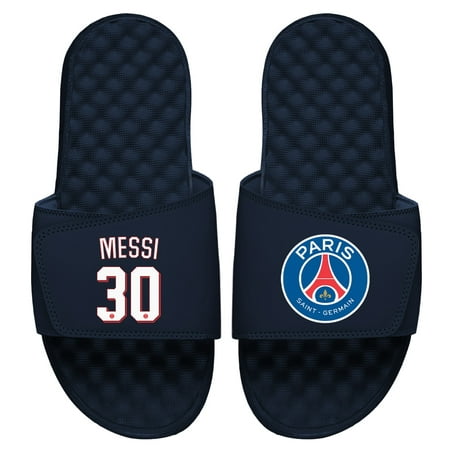 

Youth ISlide Lionel Messi Navy Paris Saint-Germain Player Slide Sandals