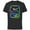 Black, variant on Disney Peter Pan's Flight School Direct to Never Land - Short Sleeve Cotton T-Shirt for Adults - Customized-Black