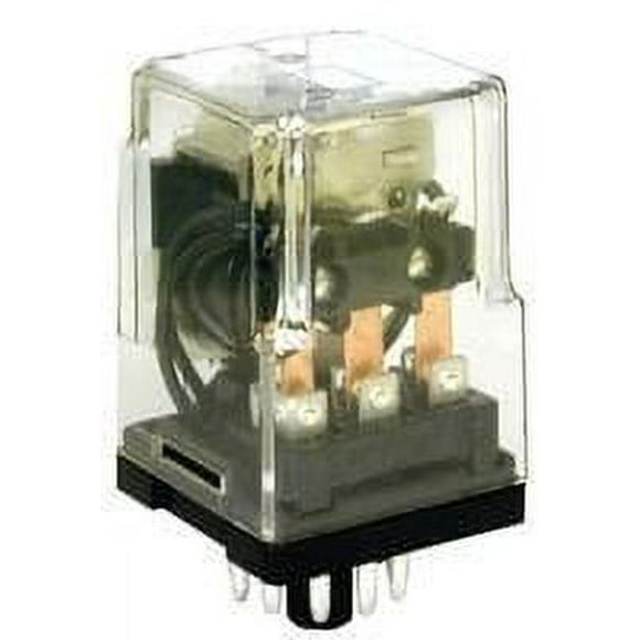 TE CONNECTIVITY/POTTER & BRUMFIELD KRPA-11AY-240 Power Relay, DPDT, 240VAC, 5A, Plug in