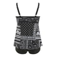 thumbnail image 6 of zaveiop One Piece Swimdress Swimsuits for Women Tummy Control Swim Dresses Skirt Bathing Suit (Black, XXL), 6 of 8